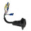HEMOTON Trailer Wiring Kit Quick Connect Socket Signal Light 5