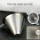 Versatile Brewing Experience: Durable304Stainless Steel Ensures Longevity, Sandblasted Surface Provides A Smooth Touch, Adjustable Height Ring 6