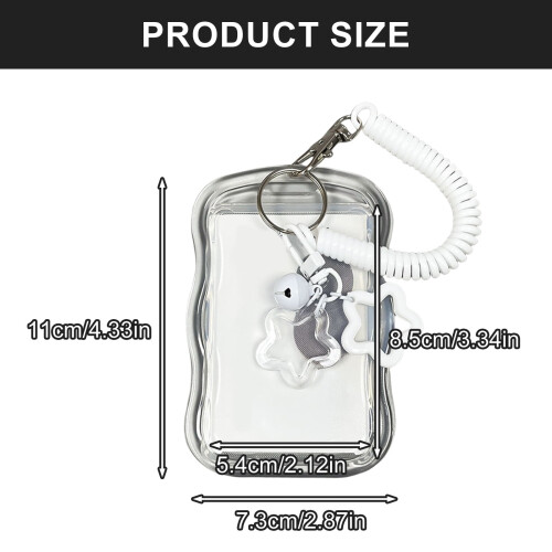 Porta carte Star Charm trasparenti resistenti all'acqua 2