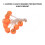 Halloween hanging pumpkin lights orange mini ball 1 pack 4