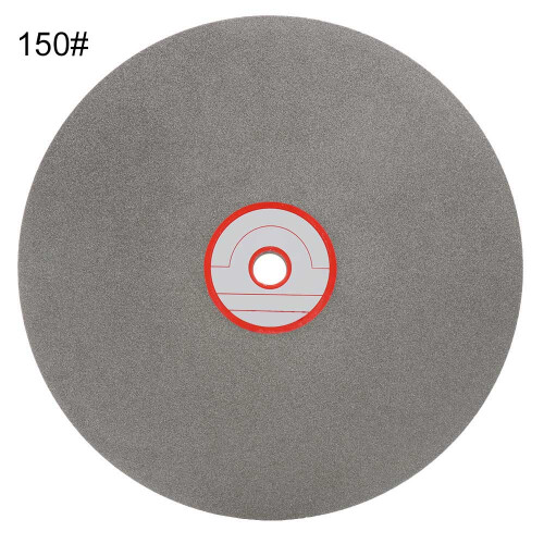 Disco de lixamento para materiais duros, rebolo plano de 8 polegadas, disco de precisão com partículas de diamante eletrodepositadas, disco de