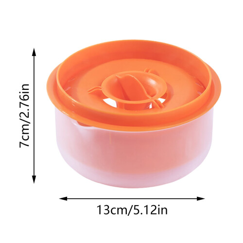 Egg White Separator Bowl, Holds 6 Eggs, Yolk Separator for Baking & Cooking – Compatible with Standard Bowls 1