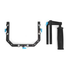 Video Production Rig With Matte Box And Follow Focus System For DSLR Cameras Complete Shoulder Support Kit C Shape Cage Bracket With Accessory Mounts