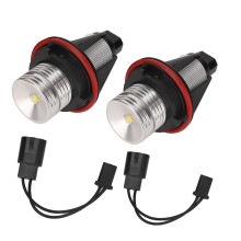 Plug-and-Play-LED-Angel-Eye-Ringmarkierungsleuchten, Weiß 7000K, kompatibel mit BMW, fehlerfreier integrierter CAN-Bus-Decoder, Tagfahrlicht, hohe