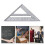 Measurement Tools Carpenter Ruler Speed Square Protractor Miter Framing Tri-square Line Scriber Saw Guide 2