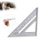 Measurement Tools Carpenter Ruler Speed Square Protractor Miter Framing Tri-square Line Scriber Saw Guide 5