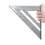 Measurement Tools Carpenter Ruler Speed Square Protractor Miter Framing Tri-square Line Scriber Saw Guide 6