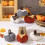3 Κολοκύθες Faux Fall Harvest Crochet (Πορτοκαλί/Γκρι/Λευκό) – Ρουστίκ διακόσμηση αγροικίας 7