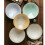 Ripple Pattern Pedestal Serving Bowl Ceramic Fruit Snack Bowl Decorative Tableware for Kitchen Dining 3