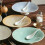 Ripple Pattern Pedestal Serving Bowl Ceramic Fruit Snack Bowl Decorative Tableware for Kitchen Dining 6