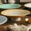 Ripple Pattern Pedestal Serving Bowl Ceramic Fruit Snack Bowl Decorative Tableware for Kitchen Dining 7