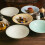 Ripple Pattern Pedestal Serving Bowl Ceramic Fruit Snack Bowl Decorative Tableware for Kitchen Dining 8