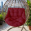 Μαξιλάρι Egg Chair 27x25 ιντσών, Εσωτερικού/Εξωτερικού Χώρου, Πυκνό Ανταλλακτικό 5