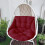 Μαξιλάρι Egg Chair 27x25 ιντσών, Εσωτερικού/Εξωτερικού Χώρου, Πυκνό Ανταλλακτικό 7