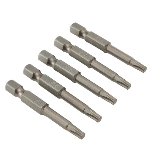5 τεμάχια T20 50 χιλ. Μαγνητικό κατσαβίδι Torx 1/4 ίντσας με εξαγωνική κεφαλή, μύτες 1