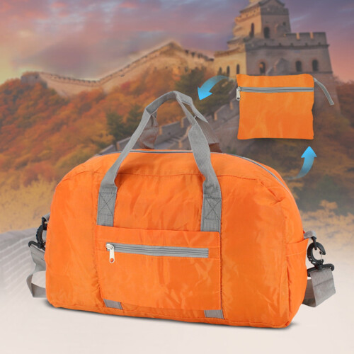 Hopfällbar polyesterväska 40x35x15cm orange 2