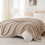 Fleece Nap Blanket, Polyester Office Sofa Throw, Multi-Color Brown Caramel, Soft & Machine Washable 2