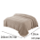 Fleece Nap Blanket, Polyester Office Sofa Throw, Multi-Color Brown Caramel, Soft & Machine Washable 5