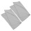 2-Pack Grey Kitchen Window Curtains 36x30in Light Filtering Polyester Panels for Home and Dining Room 8