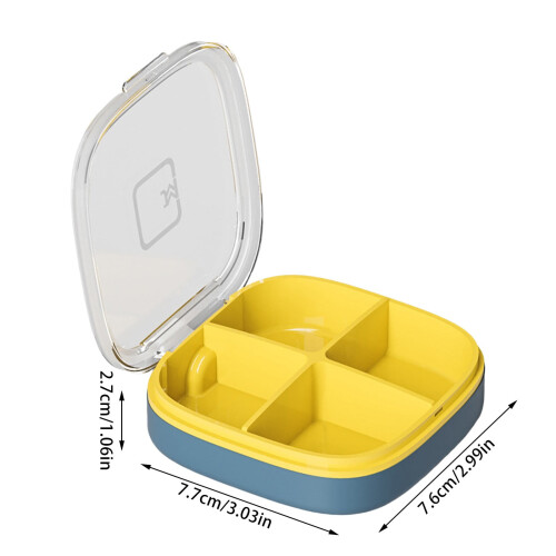 Φορητό μίνι κουτί αποθήκευσης, μεγάλης χωρητικότητας και ανθεκτικό στην υγρασία, 2
