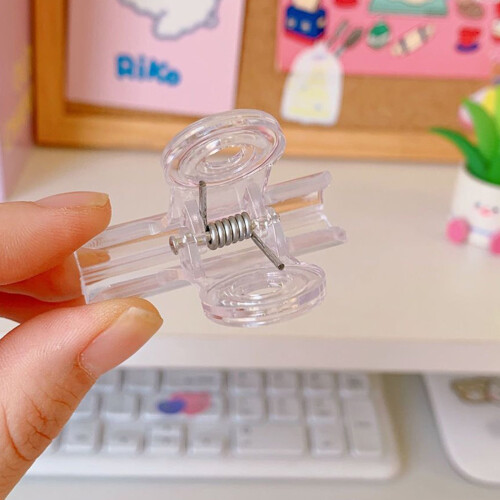 Transparent Plastic Dovetail Clip for Bills, Papers & Documents – Multi-Use Office & Study Organizer 2