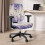Κάλυμμα καρέκλας γραφείου Butterfly Lavender2PCS, κάλυμμα μαξιλαριού καθίσματος Spandex 3