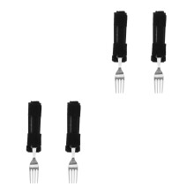 4Pièces Ustensiles Adaptatifs Avec Bride Main Tissu Pour Seniors