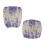 Κάλυμμα καρέκλας γραφείου Butterfly Lavender2PCS, κάλυμμα μαξιλαριού καθίσματος Spandex 6