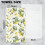 Lemon Hand Towel Set Soft Absorbent 2-Pack 14 x 28 in 2