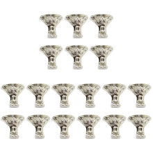 60Pcs Silver Furniture Legs Zinc Alloy Replacement Sofa Bed Support