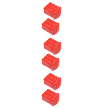 6Pièces Couvre-Pieds Escalier Caoutchouc Rouge Antidérapant Durable