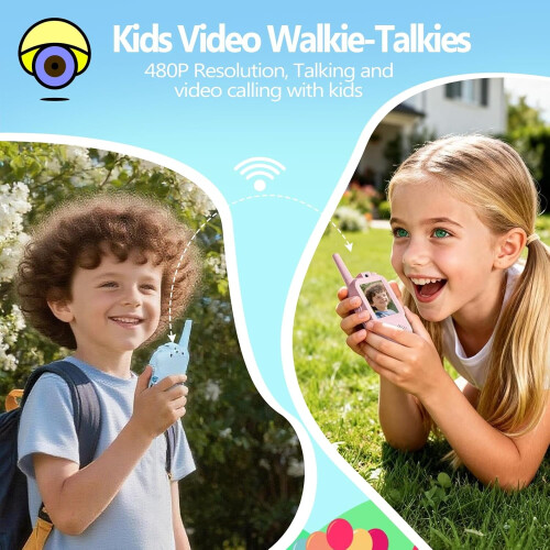 Επαναφορτιζόμενα παιδικά Walkie Talkie, 2 σετ παιχνιδιών εσωτερικού/εξωτερικού χώρου 1