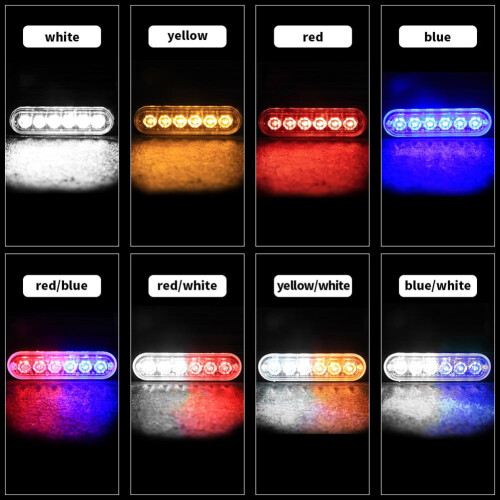 led strobe light Flashing Grille Lights Car light 6LED LIGHT lights 1