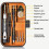 130-in-1 Precision Magnetic Screwdriver Bit Set with 120 Bits 10 Tools Repair Tool 5