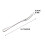 1010 Smooth Handle Tableware Stainless Steel Fork Fruit Fork Hotel Supplies Fork Dining Fork Children's Fork Gift 2
