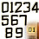 Virenlux Solar House Numbers LED 9 inch 4
