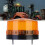 LED Rotating Beacon,Emergency Strobe Warning Light,12 V Magnetic Flash Lamp 4