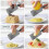 Râpe à fromage Capino en acier inoxydable, plate et manuelle, 1 pièce 7