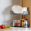 Triangular Corner Kitchen Shelf for Spices & Condiments – Space-Saving Wall or Countertop Organizer, Compatible with Small Kitchens, Apartments, 6