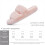 Γυναικείες παντόφλες Memory Foam Fuzzy, ανοιχτά δάχτυλα από τεχνητή γούνα με δύο λάστιχα 5