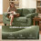 Homcom (Green) HOMCOM 2 Seater Sofa, Chenille Small Sofa with Spring Cushions 5