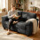 Homcom (Grey) HOMCOM 2 Seater Sofa, Chenille Small Sofa with Spring Cushions 7