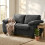 Homcom (Grey) HOMCOM 2 Seater Sofa, Chenille Small Sofa with Spring Cushions 8