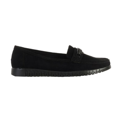 Ballerine Cuir Super Mode - Noir 1