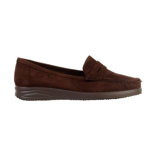 Mocassins de Couro Super Moda - Marrom 1