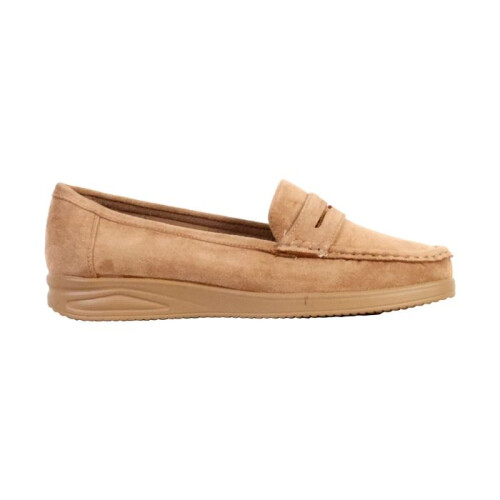 Mocassins Cuir Super Mode - Beige 1