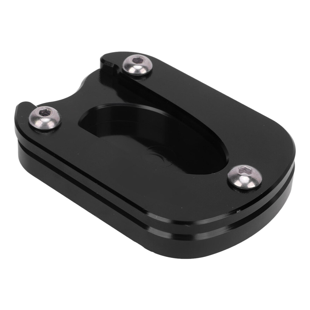 Aluminium Alloy Motorcycle Kickstand Pad For Meteor 350 2021Â2023 Black 9481387467722