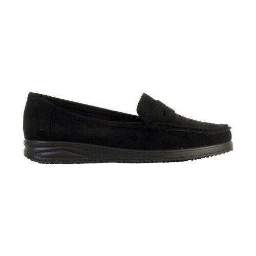 Mocassins de Couro Super Moda - Preto 1