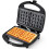 Dual Non-Stick Belgian Waffle Maker, 750W, Auto Temp Control, LED, Cool-Touch Handle, Easy Clean 8