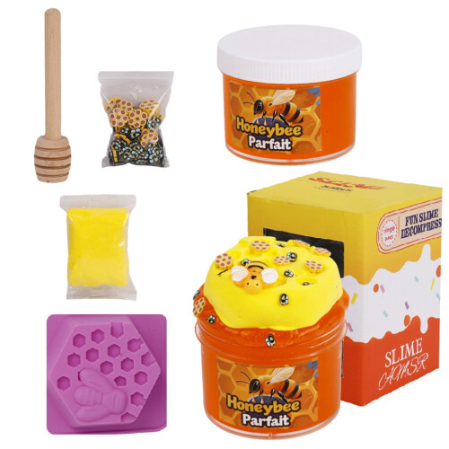 Set slime con burro d'api, fango cristallino, colla a testa di toro 1